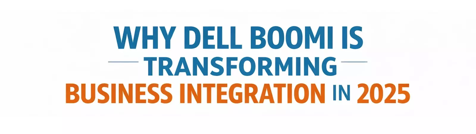 Boomi integration services for seamless system connectivity