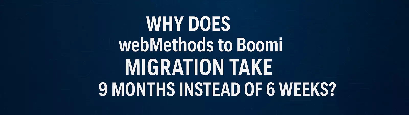 Boomi Integration Services Migration from webMethods
