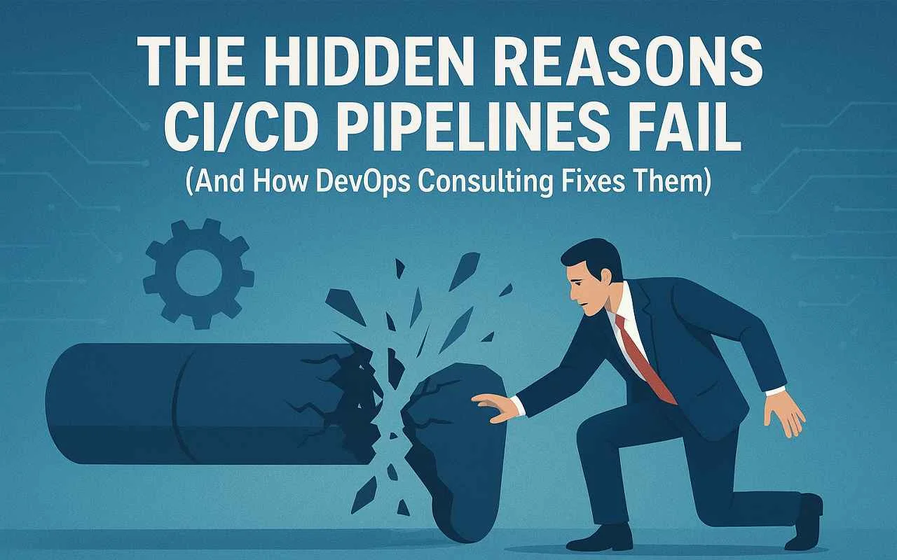 THE HIDDEN
                    REASONS CI/CD PIPELINES FAIL (And How DevOps Consulting
                    Fixes Them)