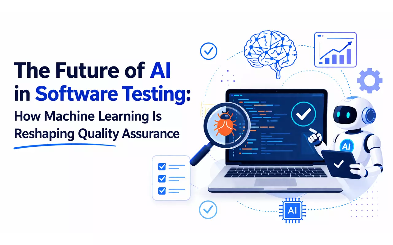 AI transforming software testing with machine learning improving QA, automation, and bug detection