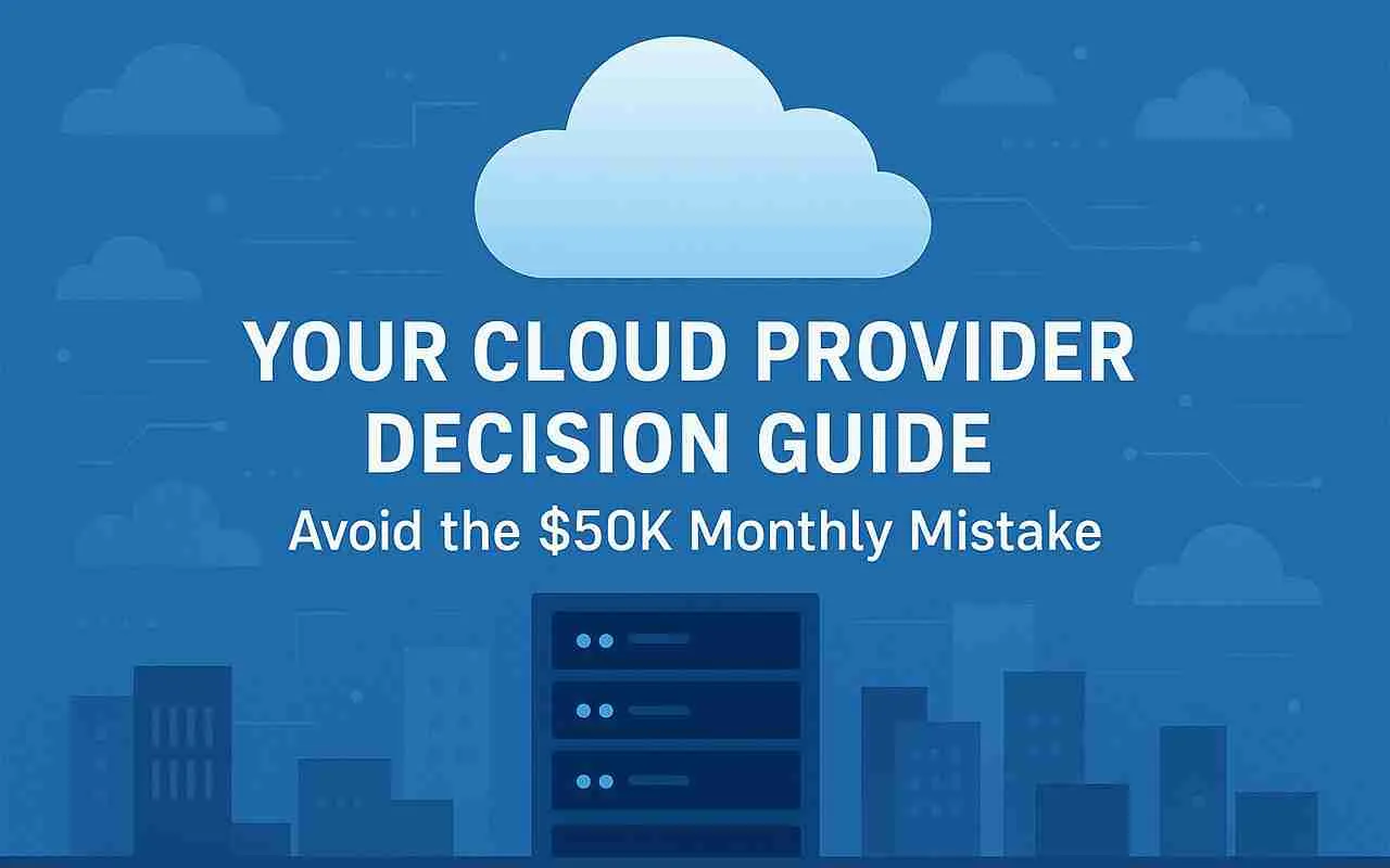 Your Cloud Provider Decision Guide Avoid the $50K Monthly Mistake